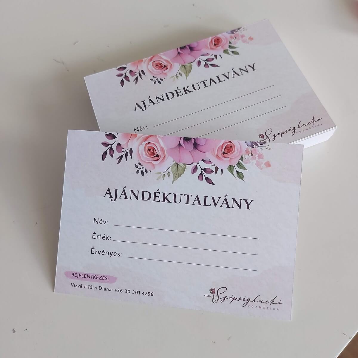 Kozmetikai nyomtatott grafika – decor&more